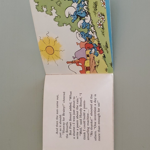 Vintage 1982 The Weather-Smurfing Machine Book - Picture 6 of 10